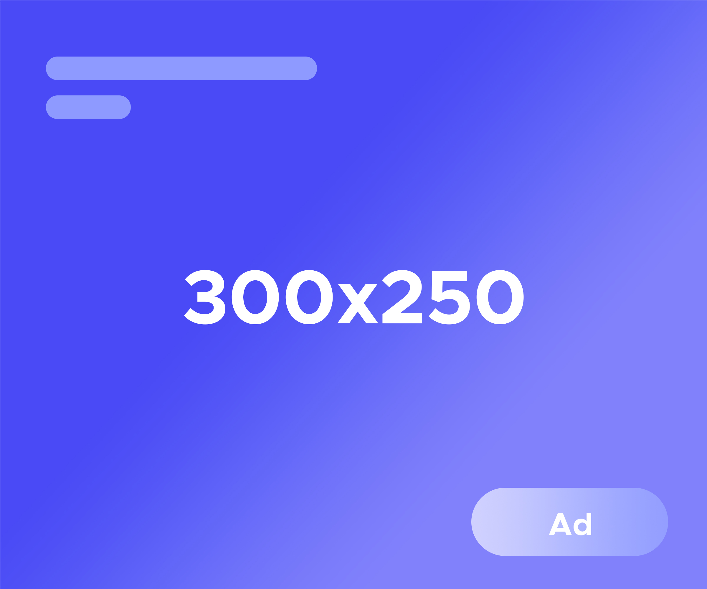 Dummy 300x250 ads placeholder